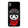 Etui case na telefon - Samsung Galaxy A10 - Panda w czapce.