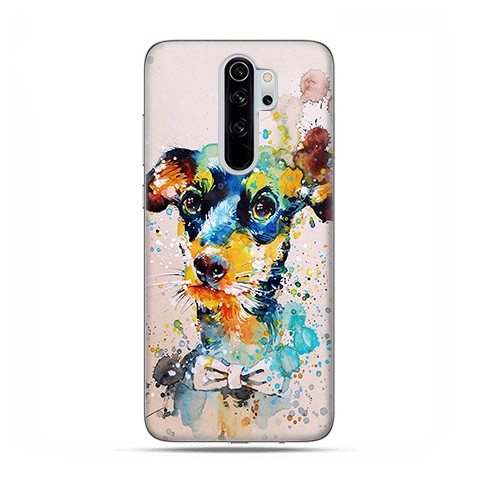 Etui case na telefon - Xiaomi Redmi Note 8 Pro - Szczeniak watercolor.