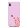 Etui case na telefon - Samsung Galaxy A10 - Zakochana świnka