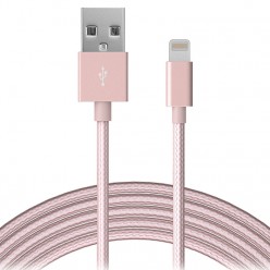 Kabel do Szybkiego Ładowania telefonu iPhone Lightning ładowarka - Różowy