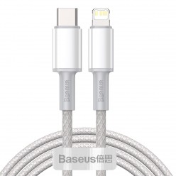 Baseus Ładowarka do iPhone kabel USB C do Lightning 20W - Biały
