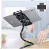 Mocny uchwyt na Telefon Tablet statyw elastyczny - Czarny