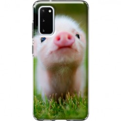 Etui case na telefon - Wesoła mała świnka