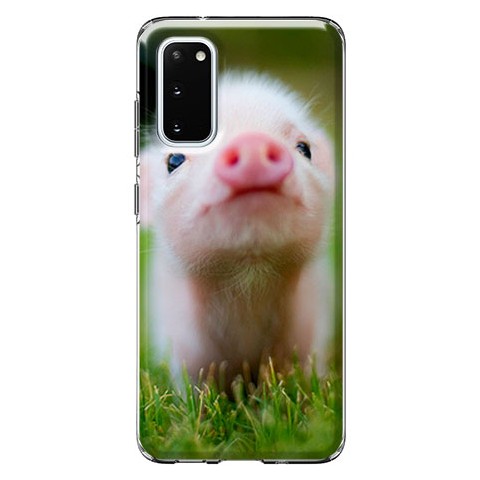 Etui case na telefon - Wesoła mała świnka