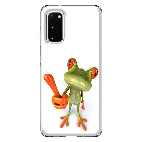 Etui case na telefon - Komiksowa żaba