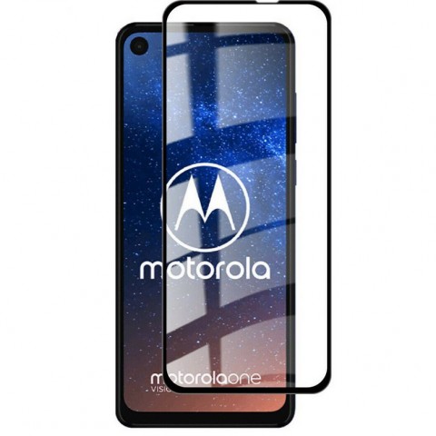 Szkło Hartowane 5D Full Glue cały ekran szybka do Motorola One Action