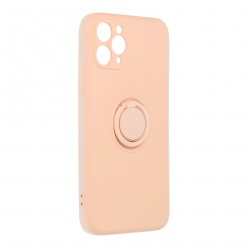 Iphone 11 Pro pancerne etui Ring Silicone - Różowy