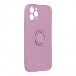Iphone 11 Pro pancerne etui Ring Silicone - Fioletowy