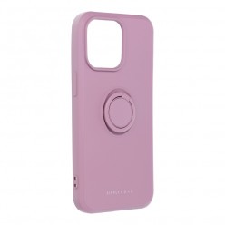 Iphone 13 Pro pancerne etui Ring Silicone - Fioletowy