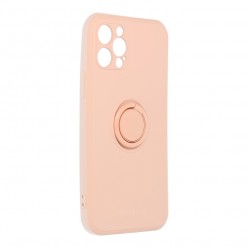 Iphone 12 Pro pancerne etui Ring Silicone - Różowy