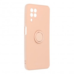 Samsung Galaxy A22 4G LTE pancerne etui Ring Silicone - Różowy