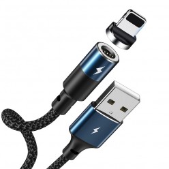 REMAX kabel USB do iPhone Lightning 8-pin magnetyczny ZIGIE 3A RC-102i czarny